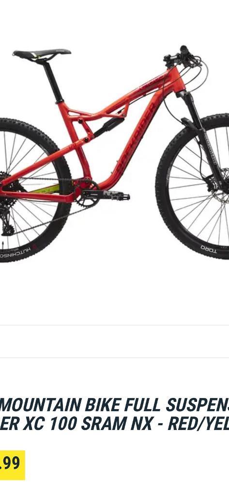 RRP £1400 29” MOUNTAIN BIKE FULL SUSPENSION ROCKRIDER XC 100 SRAM NX | in  Didsbury, Manchester | Gumtree